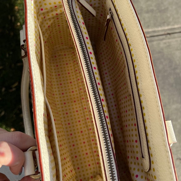 Vintage Kate Spade White Shoulder Bag - Picture 4 of 4